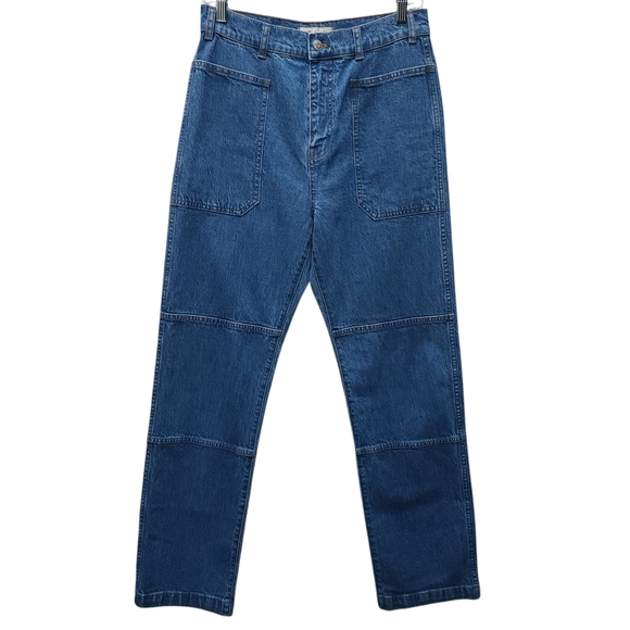 Madewell The '90s Straight Utility Jean In Fenwood Wash - Picture 4 of 11